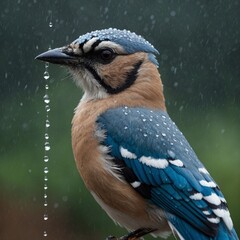 blue jay on a branch