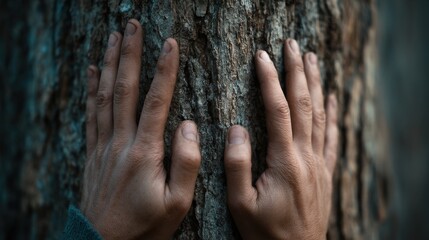 Touching Nature: A Connection with the Tree