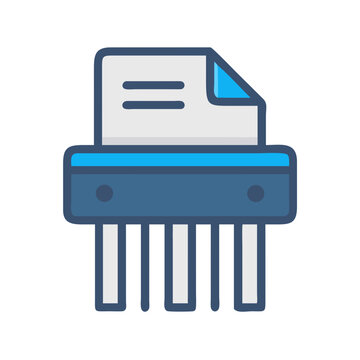 recommend clip art: Paper Shredder Icon – Document Disposal, Security, Office Equipment Symbol