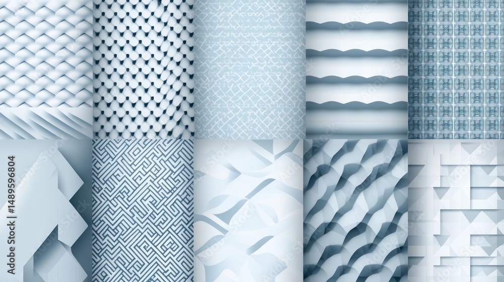 Poster abstract geometric patterns