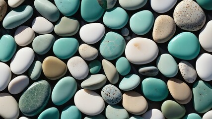Smooth Sea Glass and Pebbles in Pastel Hues