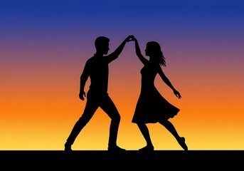 Sunset Silhouette Waltz
