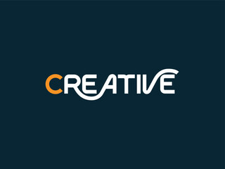 creative Letter Logo Design. creative letter logo design vector with white  colors. Initial letters creative logo .