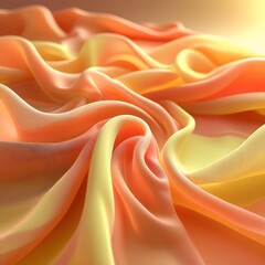 Obraz premium red and yellow background luxurious silk fabric velvet fashion trendy wallpaper