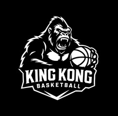 King kong Sport Logo Animal Icon Symbol