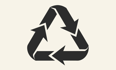 Recycle icon, Recycle symbol icon, Eco friendly sign, Ecology, eco friendly and environmental management symbol 