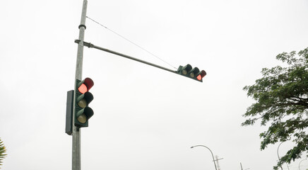 traffic light on the street
