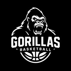 Gorilla Sport Logo Animal Icon Symbol