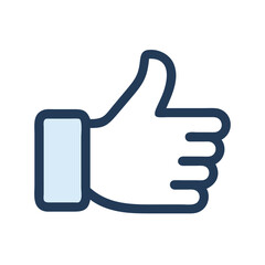 Obraz premium Hand with Thumbs Up Icon Representing Like or Approval Gesture