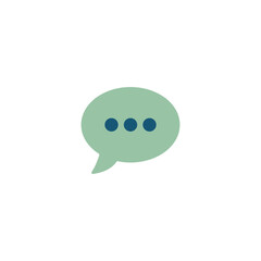 Speech Bubble with Dots Icon