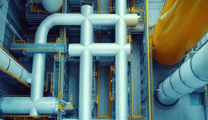 Industrial Plant Piping Network