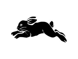 Rabbit Logo Icon Design | Cute Rabbit Logo Art | SVG Transparent File for Branding, Vector Illustration, Digital Use, Editable Logo