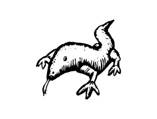 Wild Animal Icon Logo Design – Bold SVG Image File for Wildlife, Nature Branding, Outdoor Themes, Adventure, and Conservation Projects