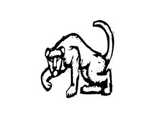 Wild Animal Icon Logo Design – High-Quality SVG Image File for Nature, Wildlife Branding, Forest Themes, and Outdoor Projects