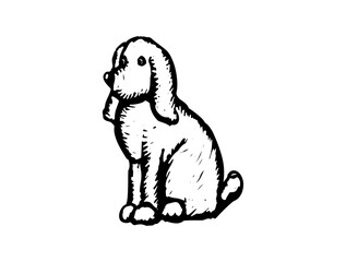 Download Dog Black Outline Logo SVG – Minimalist Canine Silhouette Icon & Clean Vector Design for Pet Branding Projects