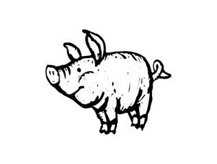 Wild Animal Icon Logo Design – Bold SVG Image File for Wildlife, Nature Branding, Outdoor Themes, Adventure, and Conservation Projects