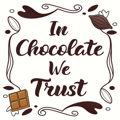 coffee menu design vector chocolate Tr-shirt design