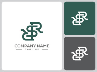 vector logo SR. logo design