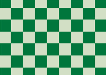 Green checkered background Space for selling products, backdrop, wallpaper, background, text. Vintage style background. Vector illustration.