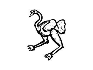 Fototapeta premium Animal Bird Icon Logo Art Design SVG – High-Quality Vector File for Wildlife, Nature, Pets, and Creative Branding Projects