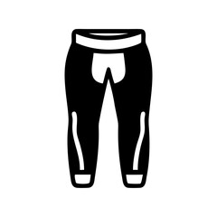 Sports Leggings Icon Representing Athletic Bottomwear and Active Performance Wear