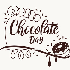 chocolate vector T-shirt design