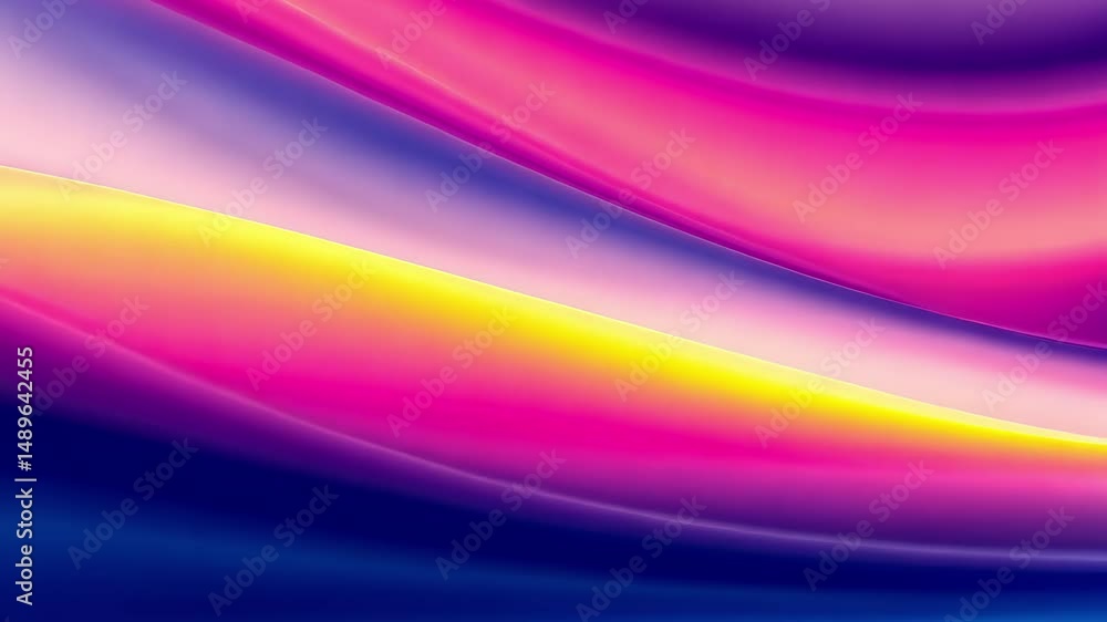 Poster vibrant gradient abstract background showcasing fluid colors and smooth transitions, perfect for cre