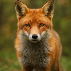 Fototapeta premium red fox vulpes