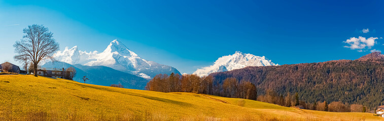 High Resolution Stitched Alpine Spring