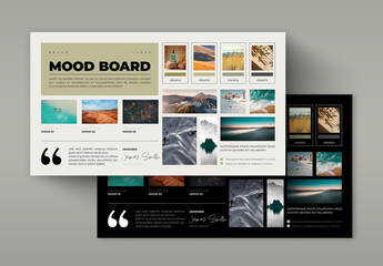 Moodboard Layout Photo Collage Template