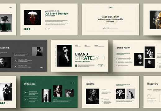 Modern Minimal Brand Strategy Presentation Template