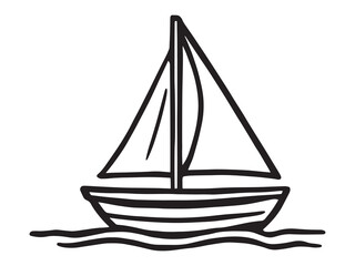 Marina vector line art