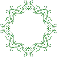 Beautiful flower art and mandala vector design