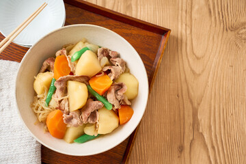 豚肉の肉じゃが｜日本の家庭料理の定番