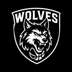 Fox Wolves Sport Logo Animal Icon Symbol