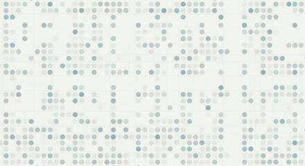 Light Blue Circle Pattern on Grid