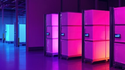 Illuminated data center server units