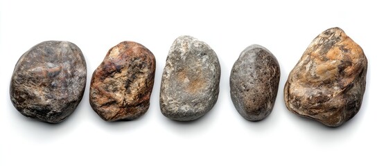Five smooth stones in a row