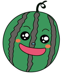 Watermelon character