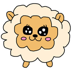 Fototapeta premium sheep character