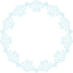 Beautiful flower art and mandala vector design