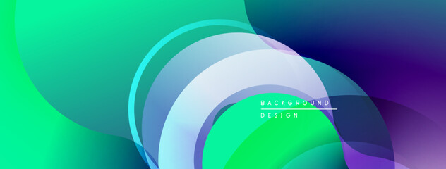 Abstract fluid shapes, vibrant colors blend. Modern design, smooth gradients create dynamic composition. Background texture suggests movement.