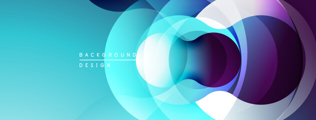 Abstract fluid shapes, vibrant colors, modern design. Gradient layers create depth, smooth transitions, visual harmony.