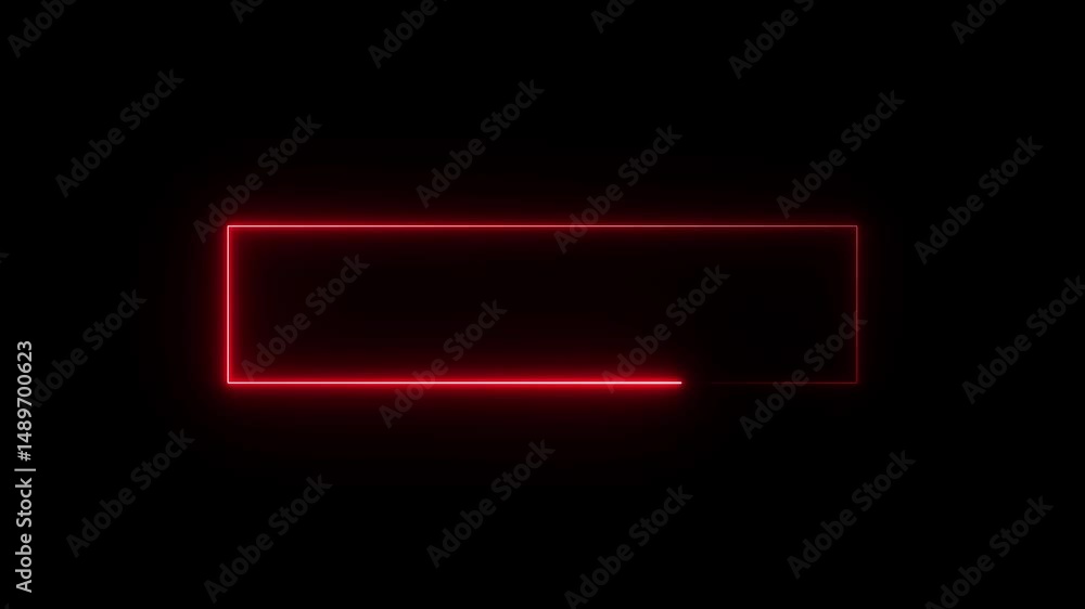 Poster abstract glowing neon rectangle border frame in the shape rectangle glowing and futuristic energy li