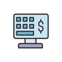 Digital Financial Interface Symbolizes Online Transactions And Banking