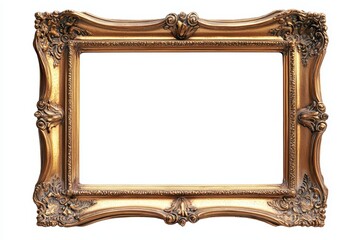 Ornate Vintage Gold Picture Frame for Art and Photography Display