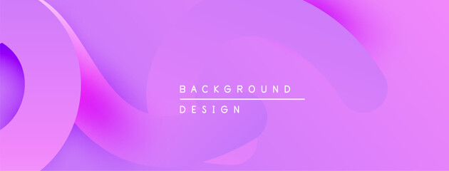 Abstract purple background. Soft shapes overlap, creating smooth gradients. Minimalist design with text elements present.