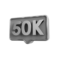 3d silver Social Media Followers Numbers