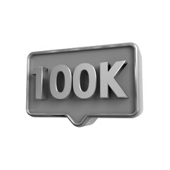 3d silver Social Media Followers Numbers
