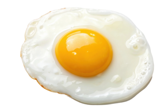 PNG Perfectly cooked sunny side up egg with bright yellow yolk